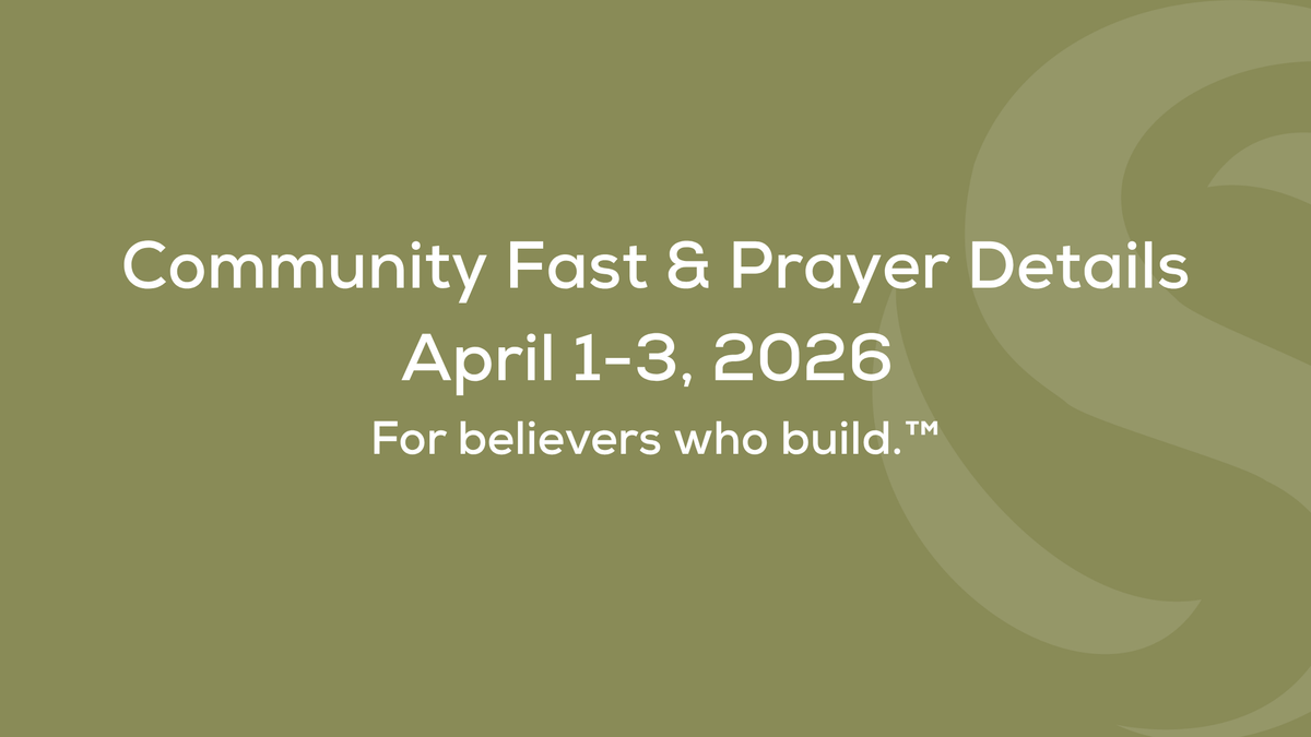 April 2026 Community Fast Details & Journal