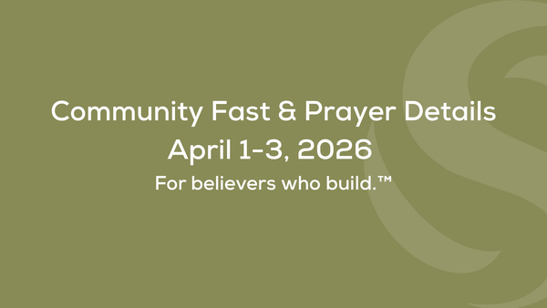 April 2026 Community Fast Details & Journal
